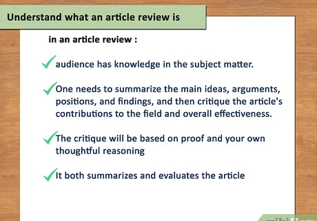 ARTICLE REVIEW